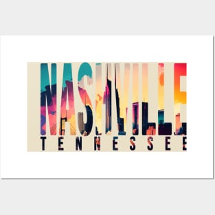 Nashville Skyline No. 3 Posters and Art